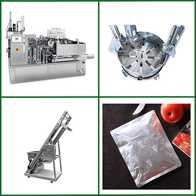 自嗨鍋底料給袋式真空包裝機(jī)