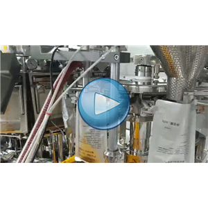 匈牙利風味燉牛肉全自動給袋式真空包裝機 大克重包裝 電子組合秤