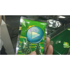 海帶菜包，給袋式包裝機(jī)實現(xiàn)80包/分鐘，車間視頻