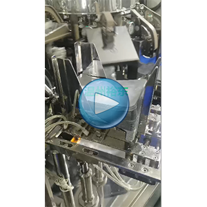 雞胸肉給袋式真空包裝機(jī)+碗式提升機(jī)