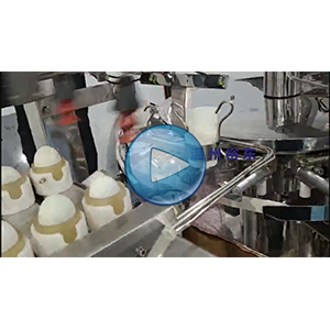 活珠子包裝視頻，活珠子給袋式真空包裝機